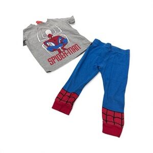 Marvel Spider-Man Kids Costume T-Shirt - Gray, Red, Blue